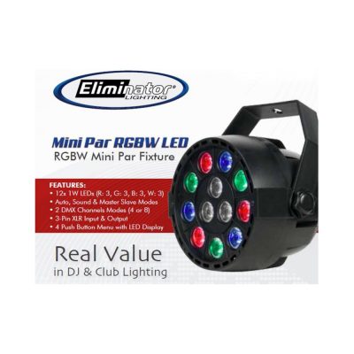 Eliminator Lighting Mini Par RGBW LED